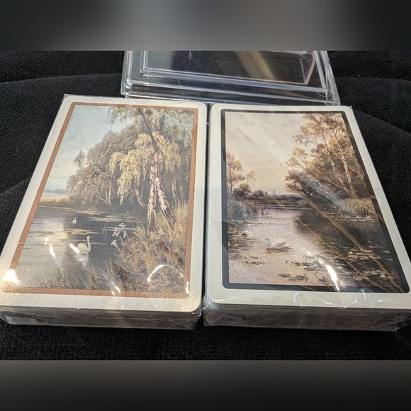 Vintage playing cards Landscape painting high quality cards, made in Canada - Picture 2 of 4